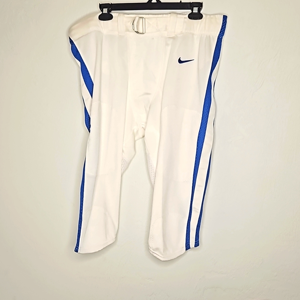 NWT NIKE FOOTBALL PANTS 2XL BLUE STRIPE